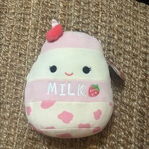 Strawberry Milk Mini Squishmallow